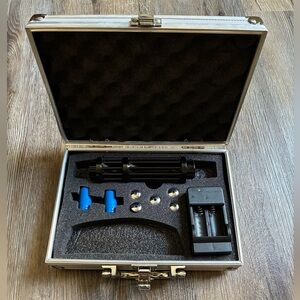 Adjustable High Power Blue Laser Pointer 5 Heads with Case